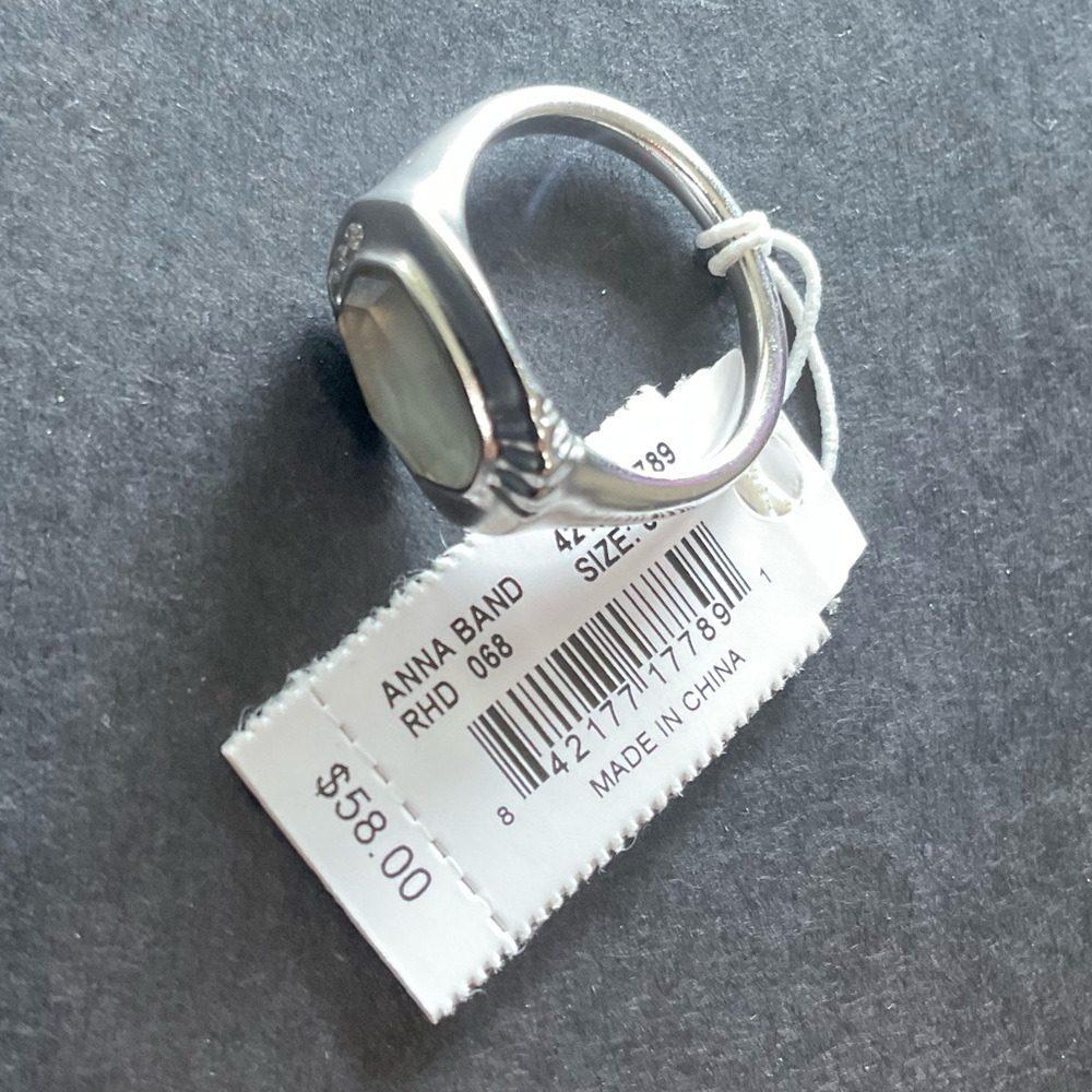 Kendra Scott Gray Illusion Ring 8 - Picture 8 of 10
